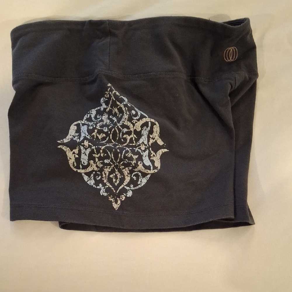 Marika Black Skort with Silver Pattern
